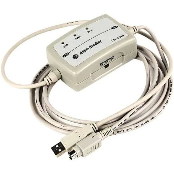 1784-U2DHP | Allen-Bradley USB-to-Data Highway Plus Programming Adapter with Cable, 2.44 m (8 ft)