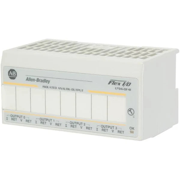 1794-OF4I | Allen-Bradley Flex I/O Analog Output Module, 16-Bit, Isolated 4-Points