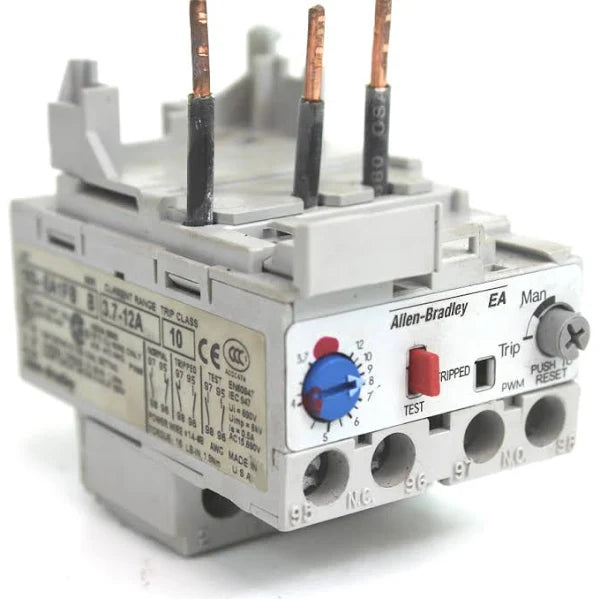 193-EA1FB | Allen-Bradley Solid State Overload Relay 3.7-12A with Manual Reset