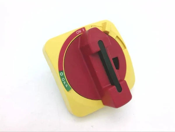 194R-HS1E | Allen-Bradley Operating Handle, with Defeater, Red/Yellow, NEMA Type 1