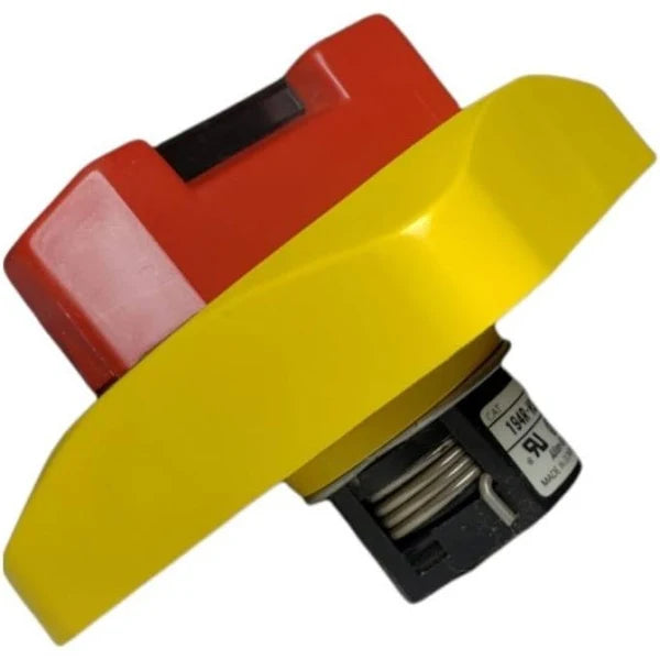 194R-HS4E | Allen-Bradley Operating Handle with Defeater, Red/Yellow