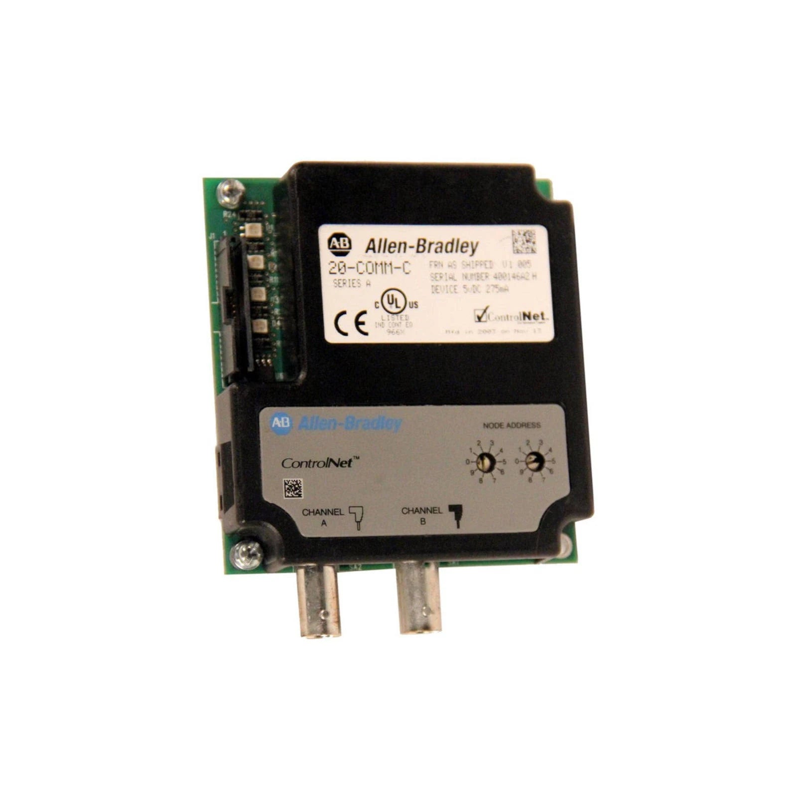 Controlnet Ab Allen-Bradley 20-COMM-C Communication Adapter | Ready to Ship