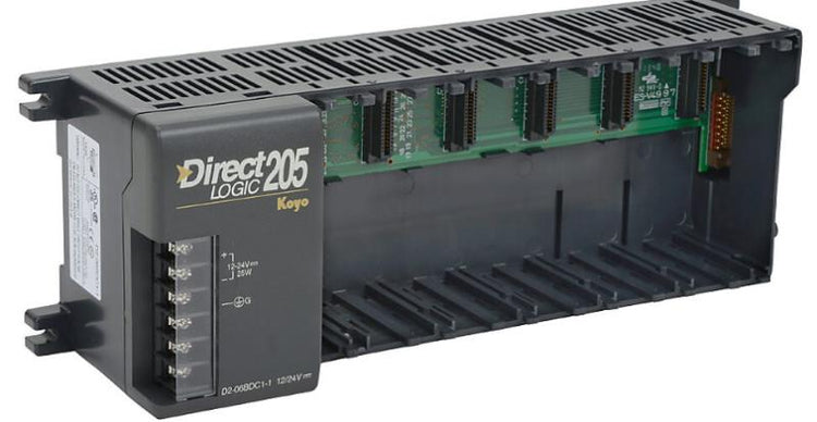 D2-06BDC1-1 | Automation Direct 12-24VDC I/O Base DirectLOGIC 205