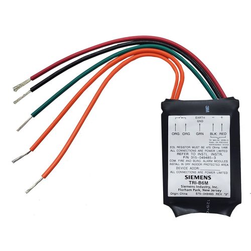 TRI-B6M | Siemens Intelligent Interface Module for Fire and Security Contact Supervision