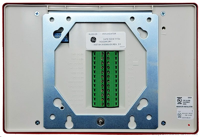RLCD-CR | Edwards EST LCD Text Annunciator for Fire Alarm Systems