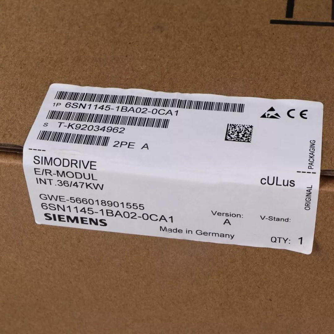 6SN1145-1BA02-0CA1 | Siemens SIMODRIVE 611 Universal Infeed/Regenerative Feedback Module