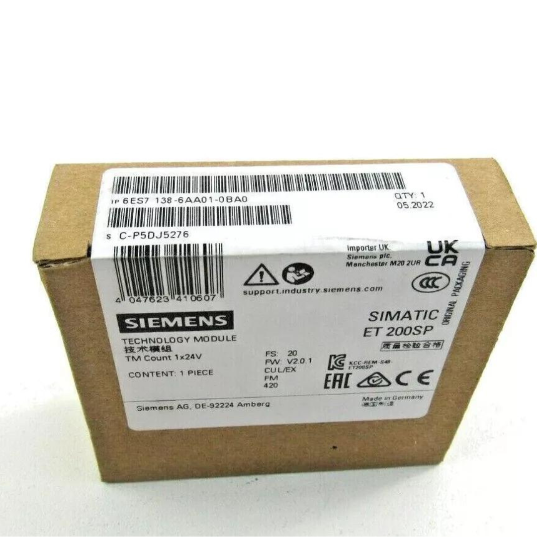 6ES7138-6AA01-0BA0 | SIEMENS SIMATIC ET200SP Counter Module, 1x 24VDC