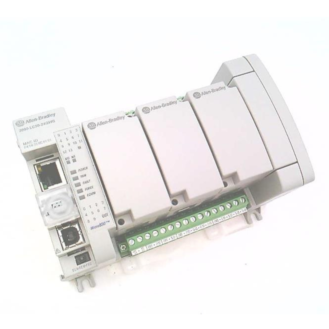 2080-LC50-24QWB | Allen-Bradley Micro850 Controller, 14 AC/DC In, 10 Relay Out