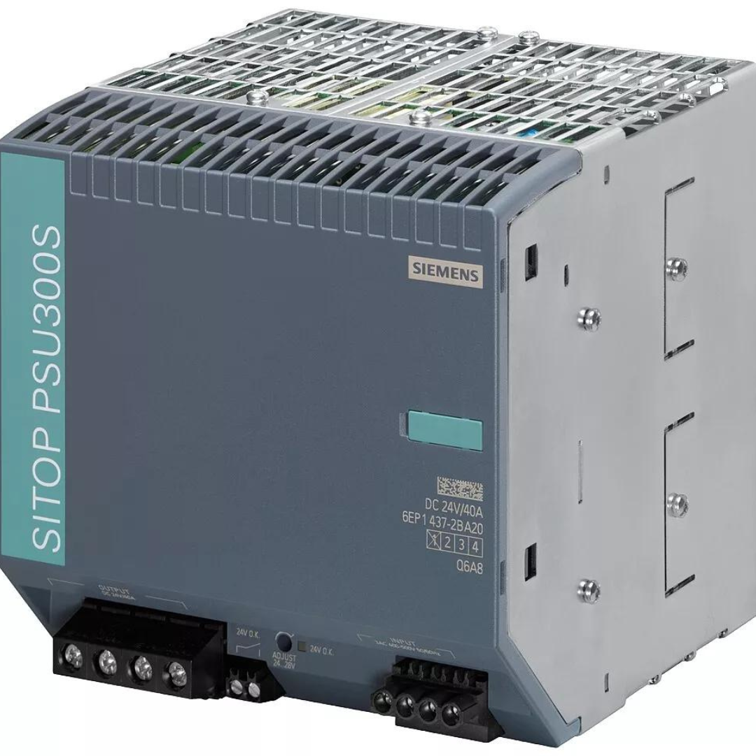6EP1437-2BA20 | Siemens SITOP PCU300S Power Supply, 400-500VAC 3PH, 40A/24VDC Out