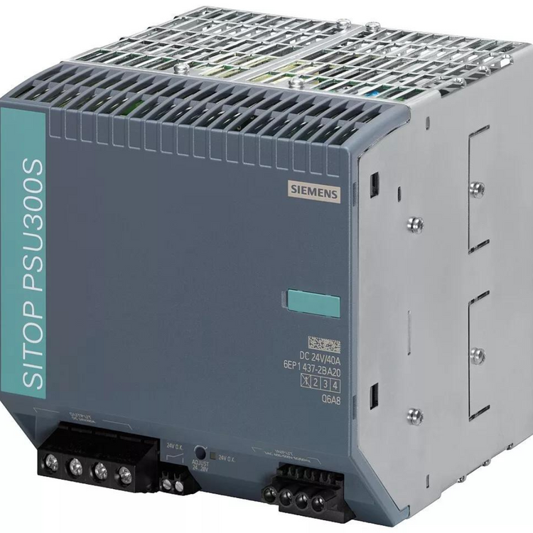 6EP1437-2BA20 | SIEMENS SITOP PCU300S Power Supply, 400-500VAC 3PH, 40A/24VDC Out