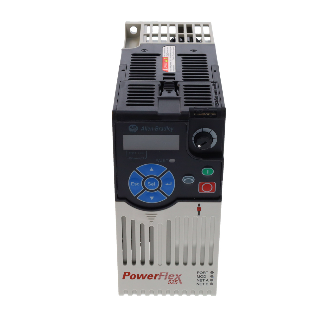 25B-D4P0N114 | Allen-Bradley PowerFlex 525 AC Drive 480V, 3-Ph, 1.5kW, 2HP