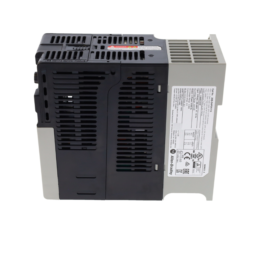 25B-D4P0N114 | Allen-Bradley PowerFlex 525 AC Drive 480V, 3-Ph, 1.5kW, 2HP