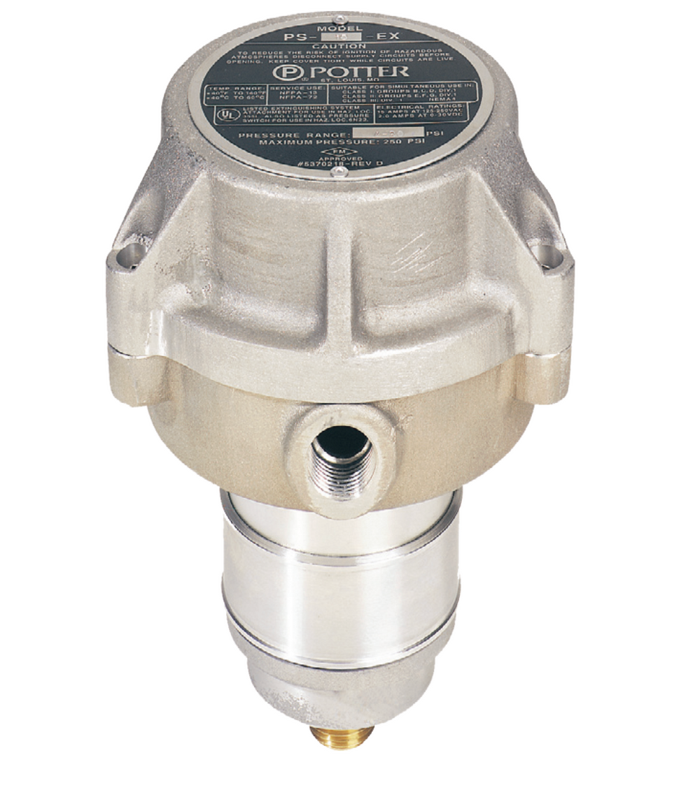 PS-40-EX | Potter Explosion-Proof Pressure Supervisory Switch for Fire Sprinkler Systems