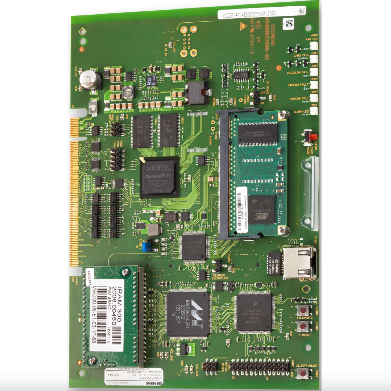 VCC2001-A1 | Siemens Desigo IVC Voice CPU Card for Fire Voice Control Panels