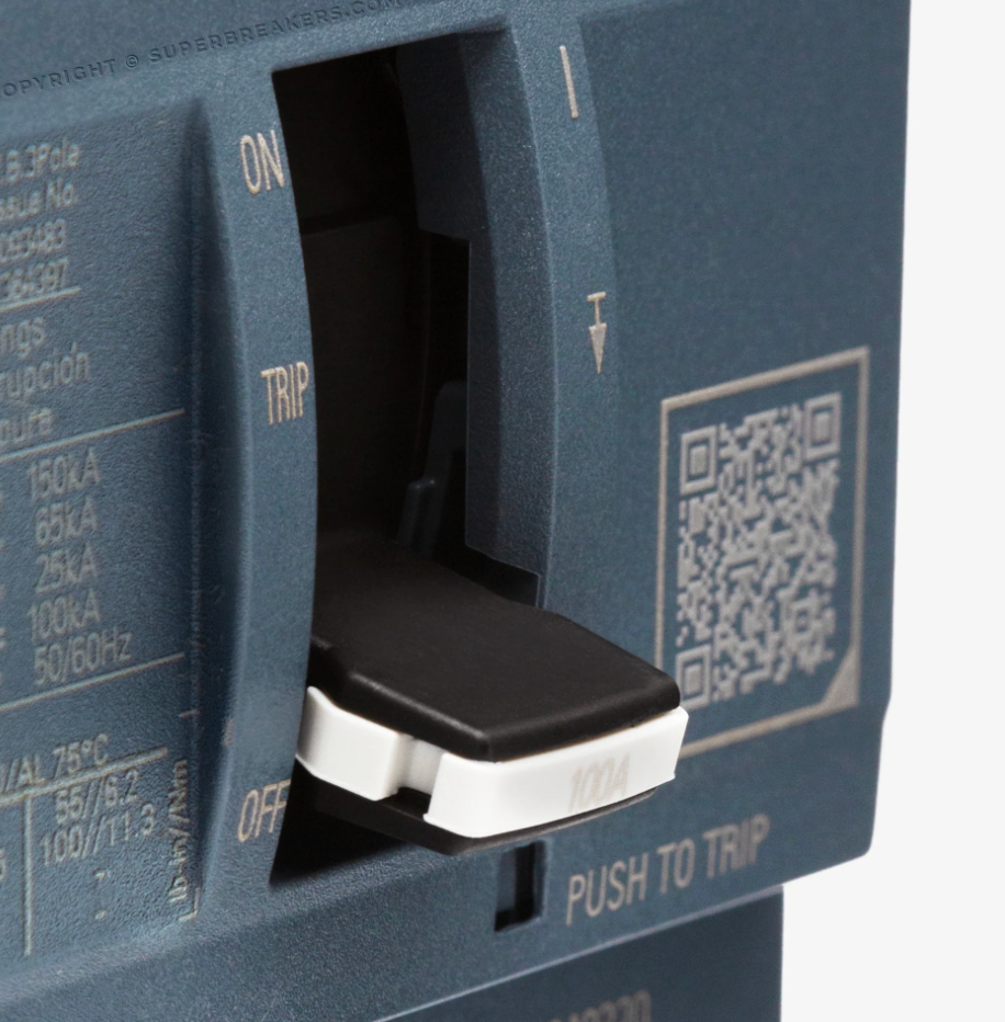 3VA4110-6ED34-0AA0 | Siemens 3VA4 100A 3-Pole 600V Molded Case Circuit Breaker