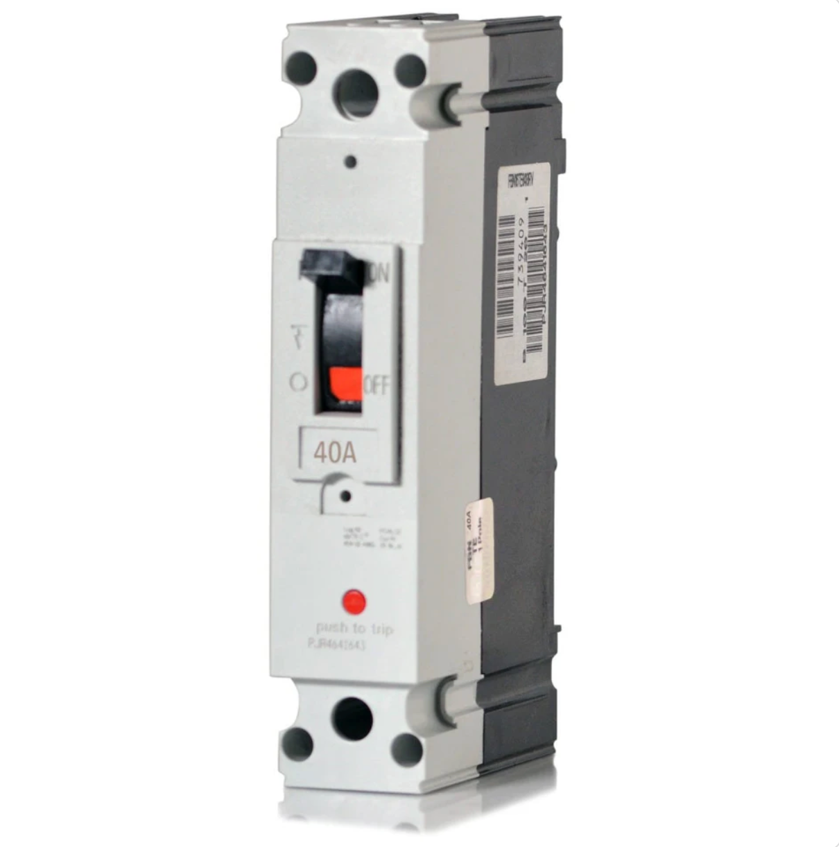FBN16TE040RV | GE 1-Pole 40A 600V Bolt-On Molded Case Circuit Breaker