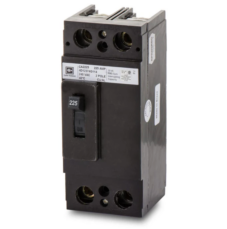 CA2125 | Eaton Cutler-Hammer 2-Pole 125A 240V Molded Case Circuit Breaker, 10kAIC