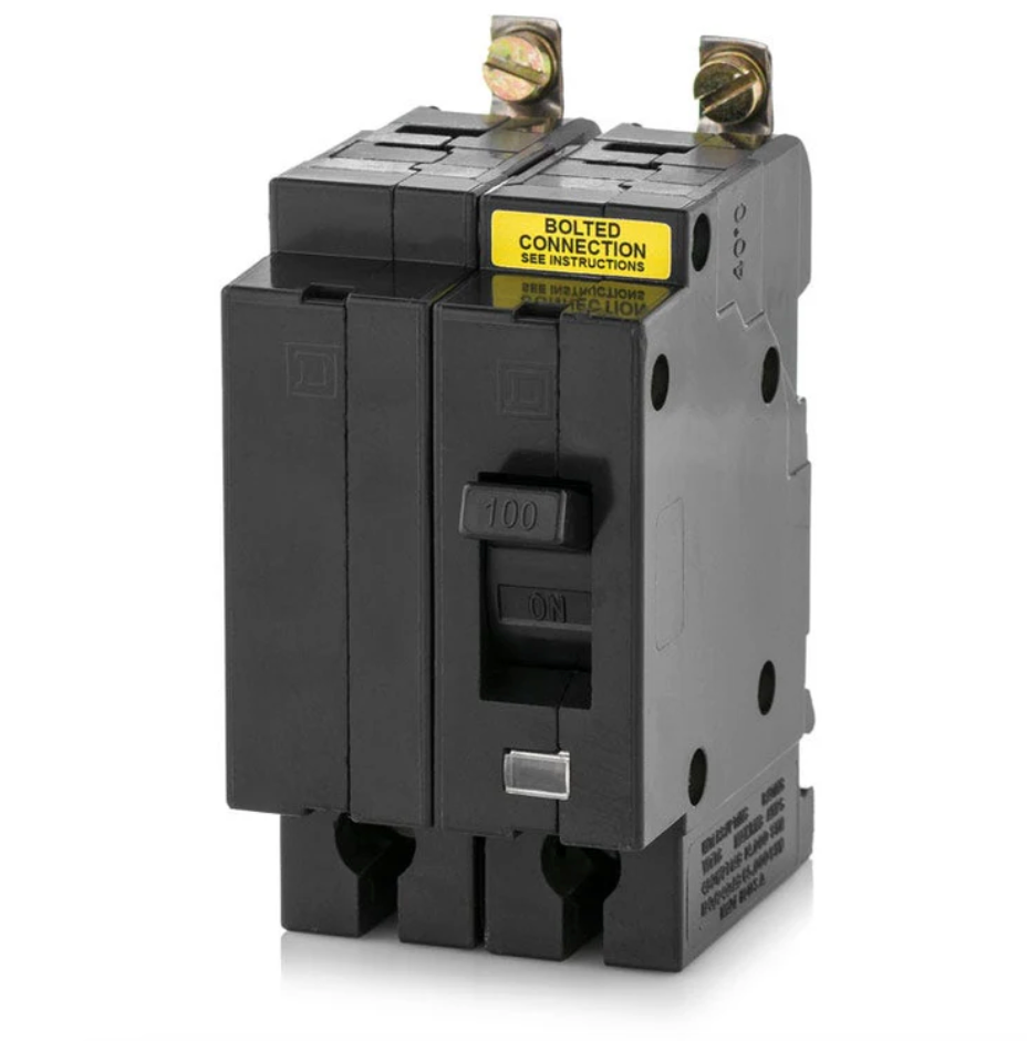 EHB24100 | Square D 2-Pole 100A 277/480V Thermal Magnetic Molded Case Circuit Breaker