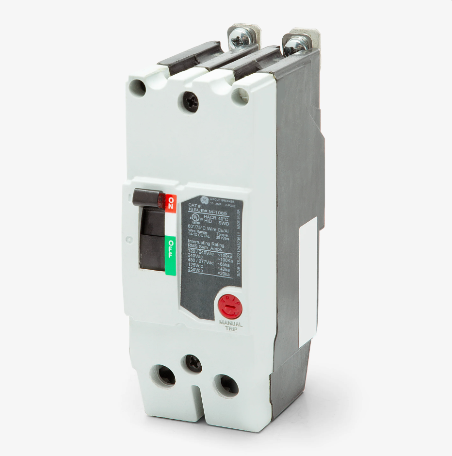 TEYL2070B | General Electric 70A 2-Pole 480V Thermal Magnetic Bolt-On Molded Case Circuit Breaker