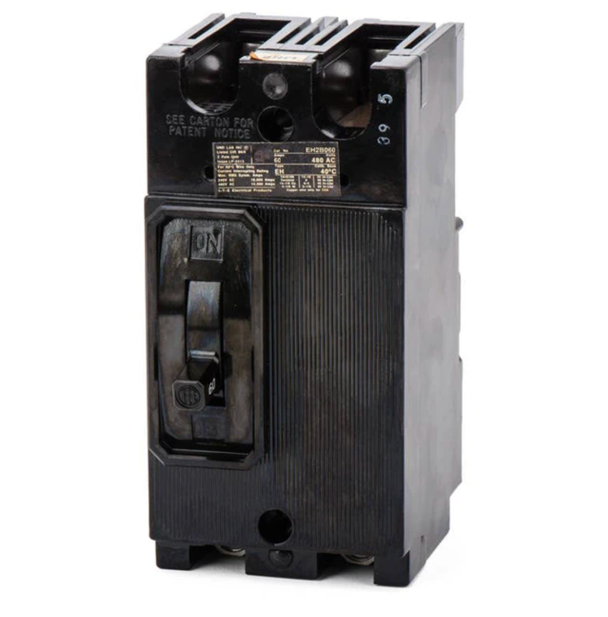 EH2B060 | Siemens 60A 2-Pole 480V Bolt-On Molded Case Circuit Breaker