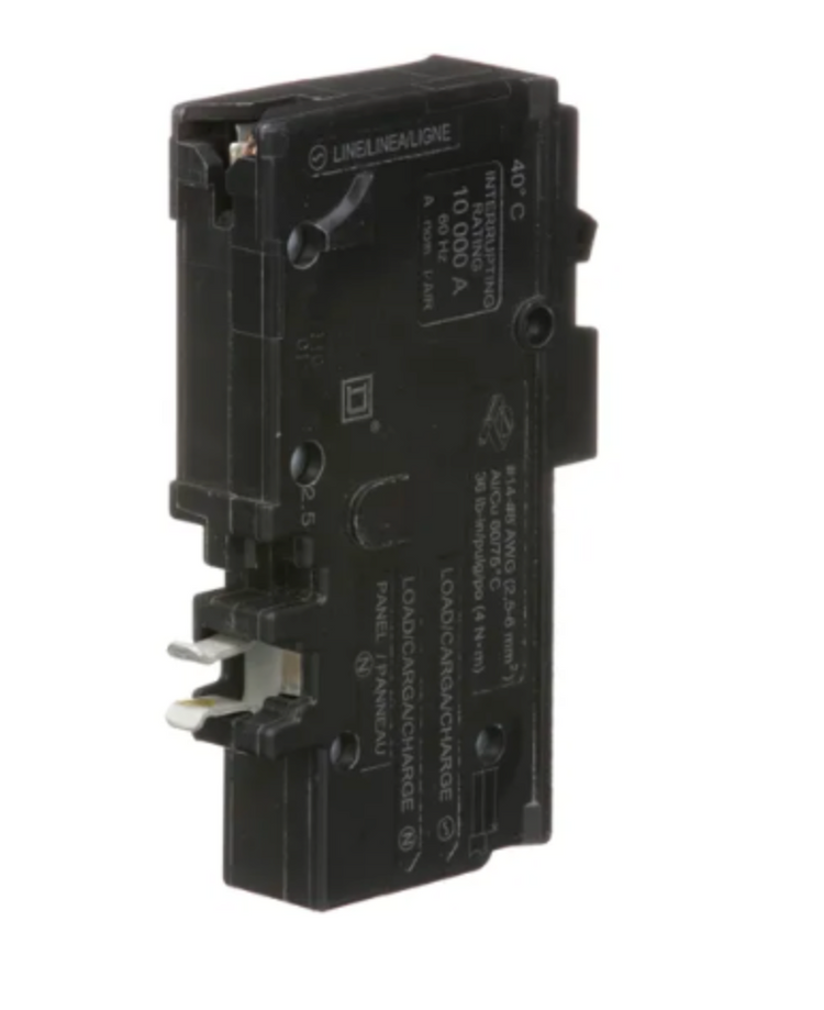HOM115PCAFIC | Square D Homeline 15A 1-Pole Plug-On Neutral CAFCI Circuit Breaker