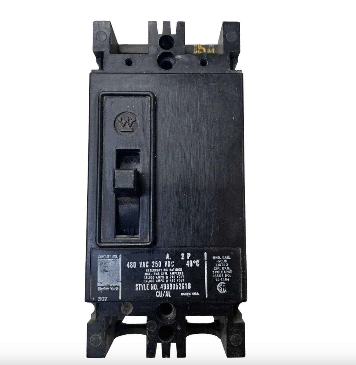 EHB2100 | Eaton EHB 100A 2-Pole 480VAC Molded Case Circuit Breaker