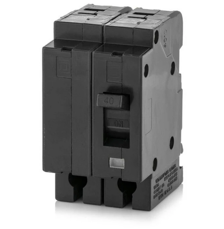 EH24040 | Square D EH Series 40A 2-Pole Molded Case Circuit Breaker, 480Y/277VAC