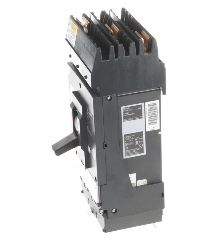LLA36600U33X | Schneider Electric PowerPact L 600A 3-Pole Molded Case Circuit Breaker