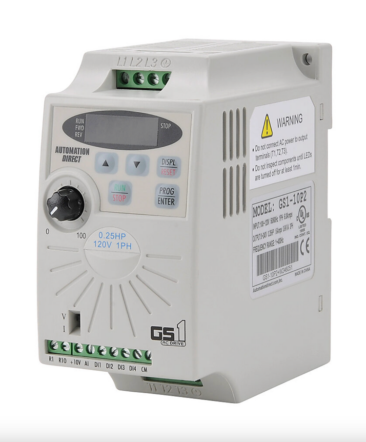 GS1-10P2 | Automation Direct GS1 120 VAC 1/4HP AC Micro Drive with RS-485