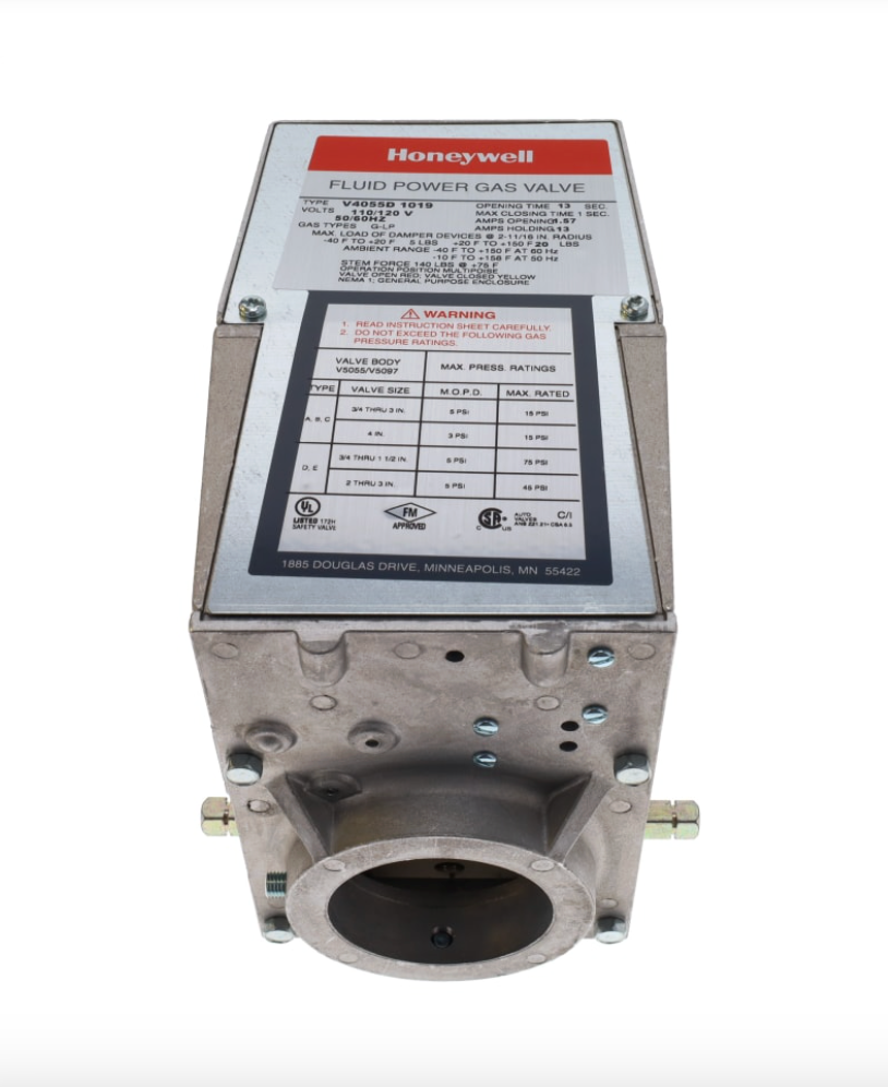 V4055D-1019 | Honeywell 120V On/Off Gas Valve Actuator for V5055/V5097 Burners
