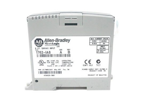 1762-IA8 | Allen-Bradley MicroLogix 8-Point 120V AC Input Module