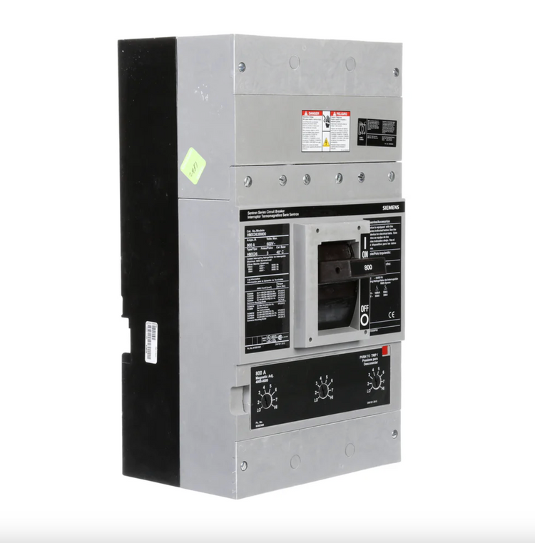 Siemens HMXD63B800 Sentron Molded Case Circuit Breaker 800A 3-Pole 600VAC Bolt-On