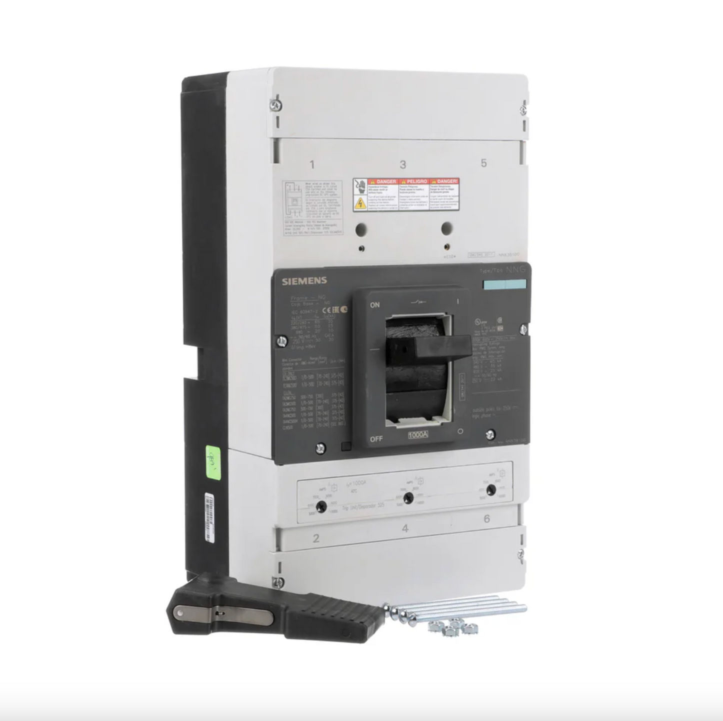 Siemens NNX3B100 1000A 3-Pole Molded Case Circuit Breaker 600VAC 35kA VL Series