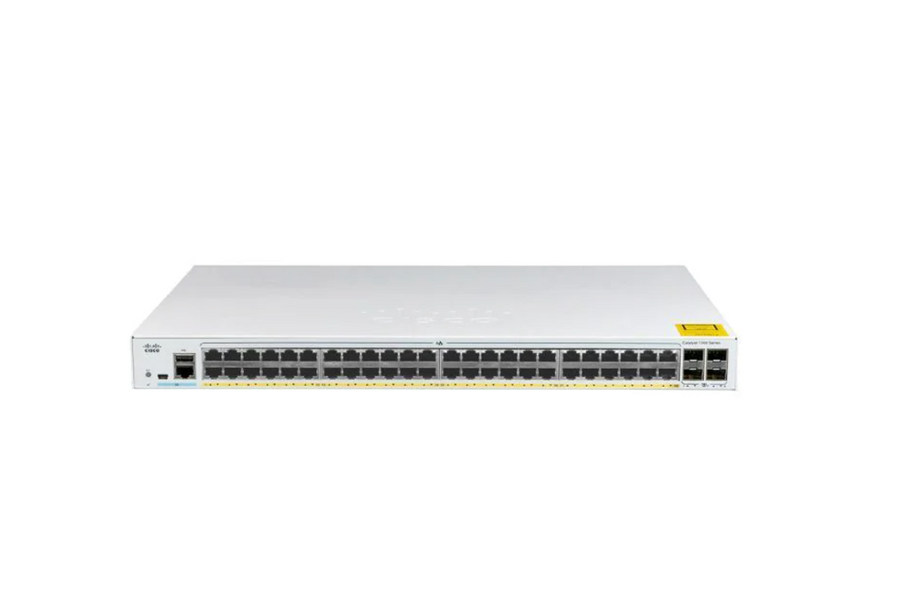 Cisco C1000-48P-4G-L Catalyst 1000 48-Port PoE+ Managed Ethernet Switch with 4 SFP Uplinks
