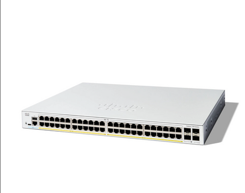 Cisco C1300-48P-4G Catalyst 48-Port PoE+ Layer 3 Managed Network Switch