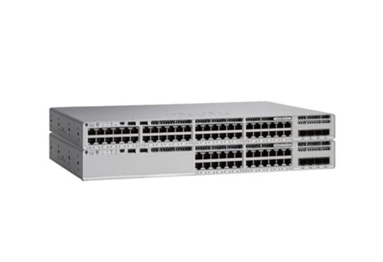 Cisco C9200L-48T-4X-A Catalyst 9200L 48-Port Gigabit Enterprise Switch with 4x 10G SFP+ Uplinks