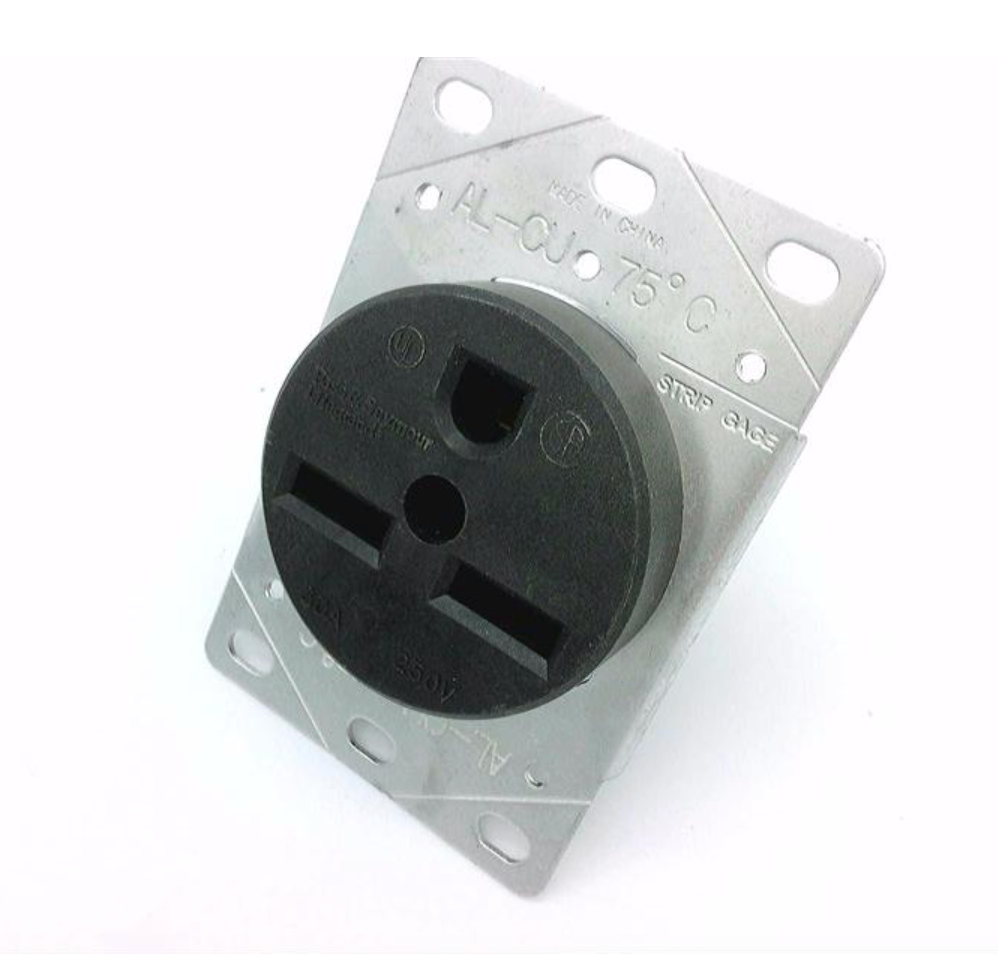 Eagle AL-CU-75-C 50A 250V Straight Blade Plug/Receptacle Electrical Connector
