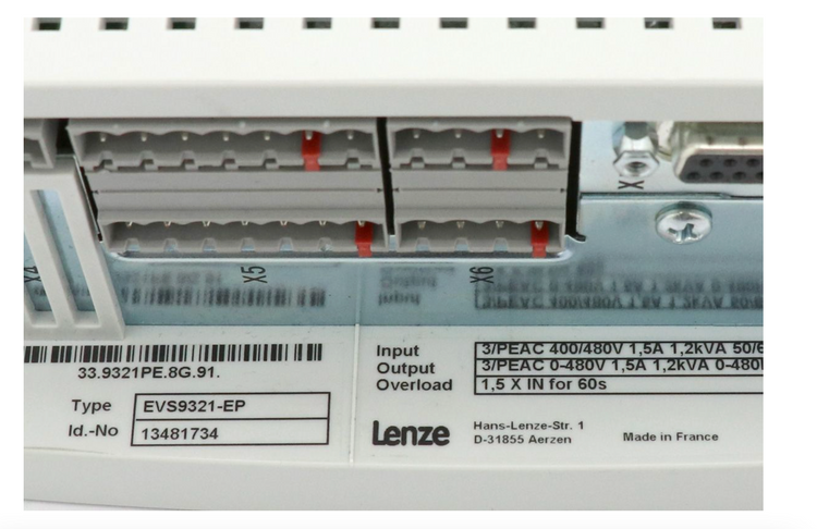 Lenze EVS9321-EP 9300 Series Servo Position Controller Built-In Unit 0.37 kW 400/480 VAC