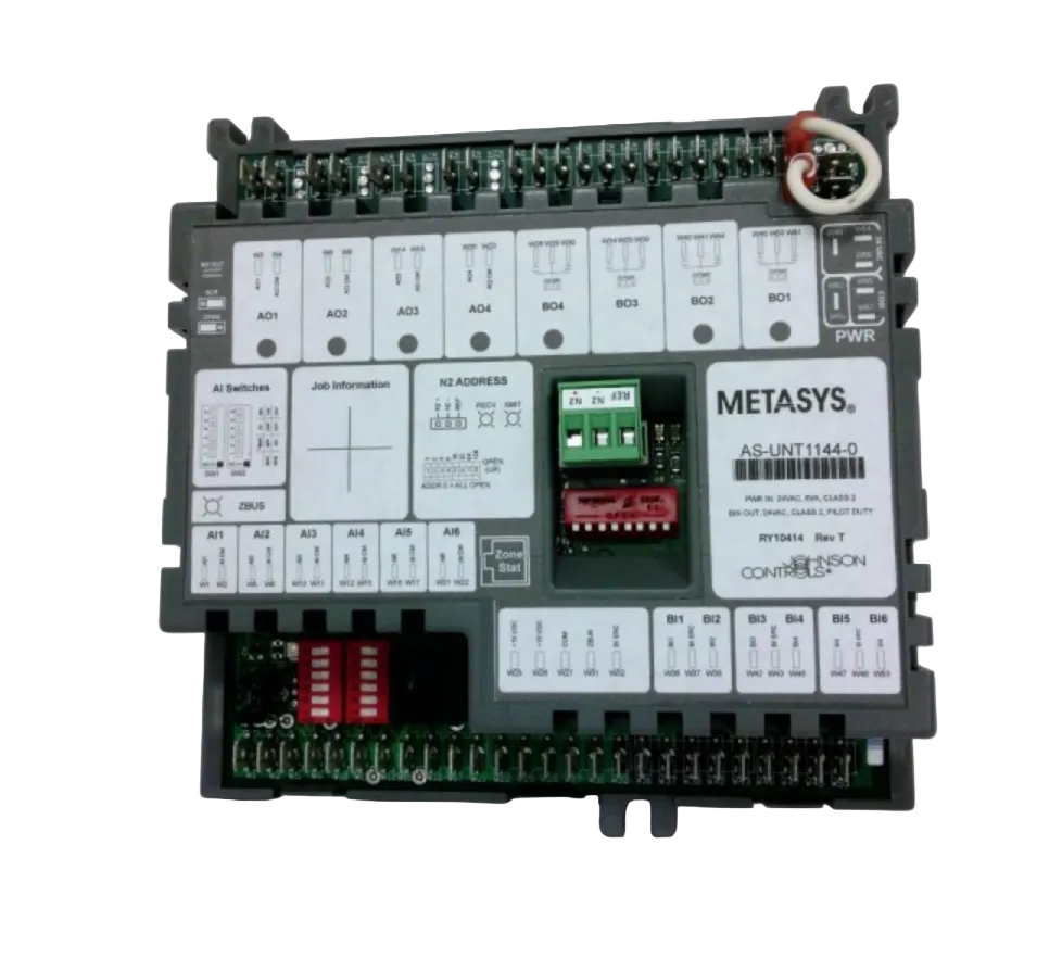Johnson Controls AS-UNT1144-0 Unitary HVAC Controller with 20 I/O Points