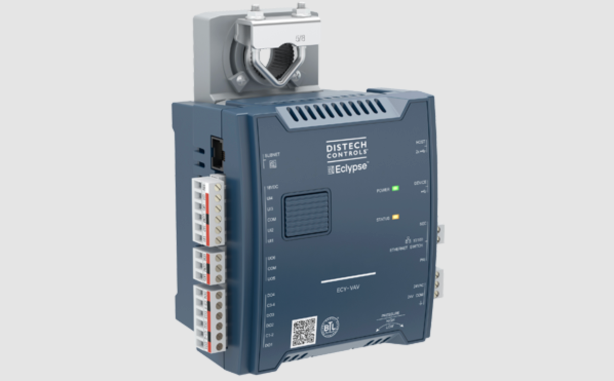 Distech Controls ECY-VAV ECLYPSE Connected Variable Air Volume Controller with Integrated Damper Actuator