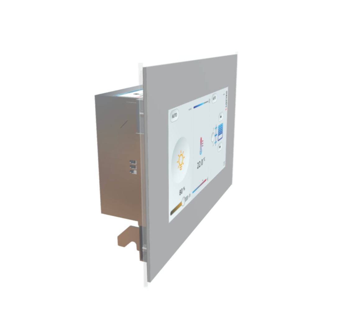 LOYTEC LVIS7-32G1 7-Inch BACnet CEA-709 Modbus Capacitive Touch Panel Operator Interface
