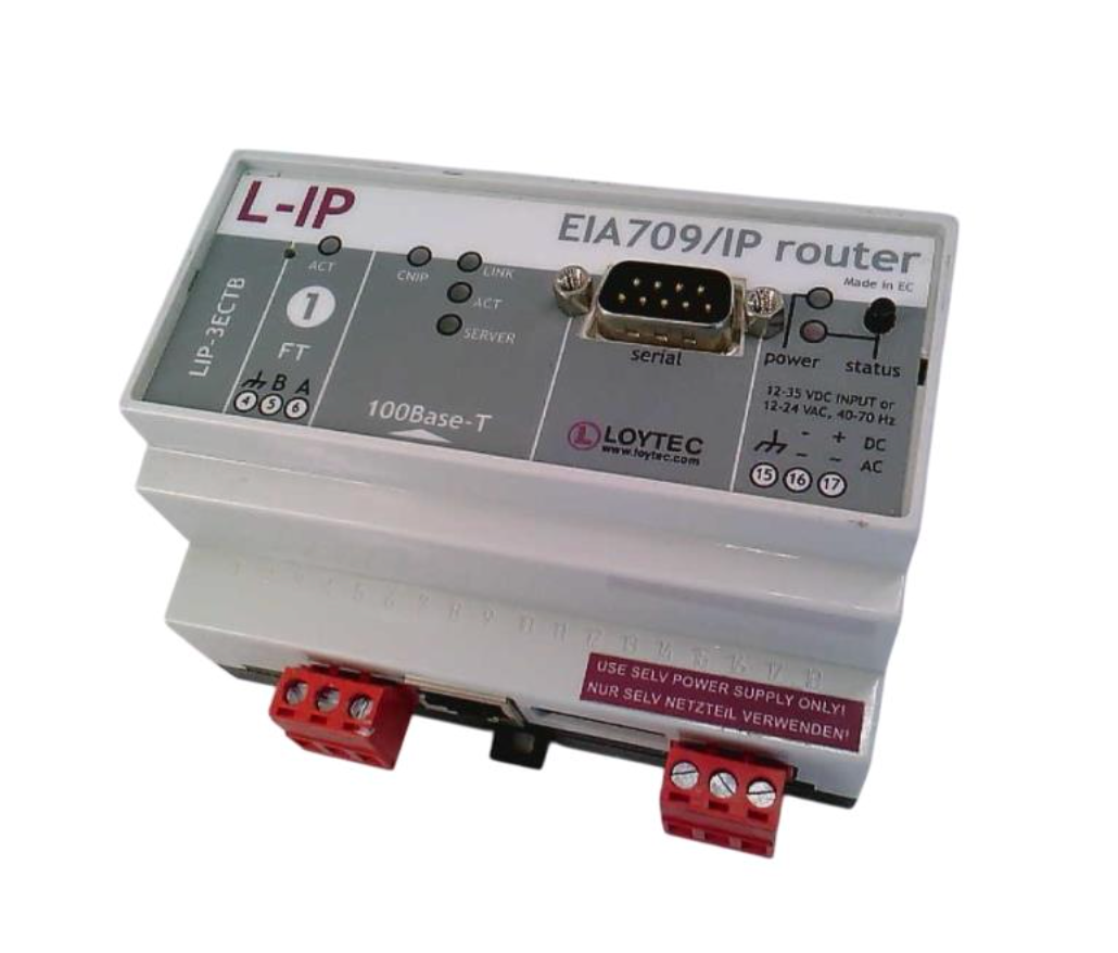 LOYTEC LIP-3ECTB L-IP CEA-709 IP-852 TP/FT-10 Ethernet Networking Router