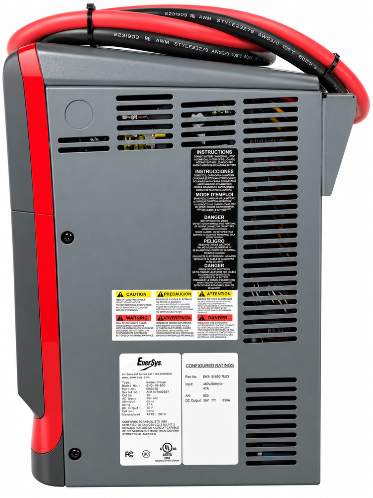 EnerSys NIP3-IN-4YOSC NexSys Multi-Voltage Forklift Battery Charger