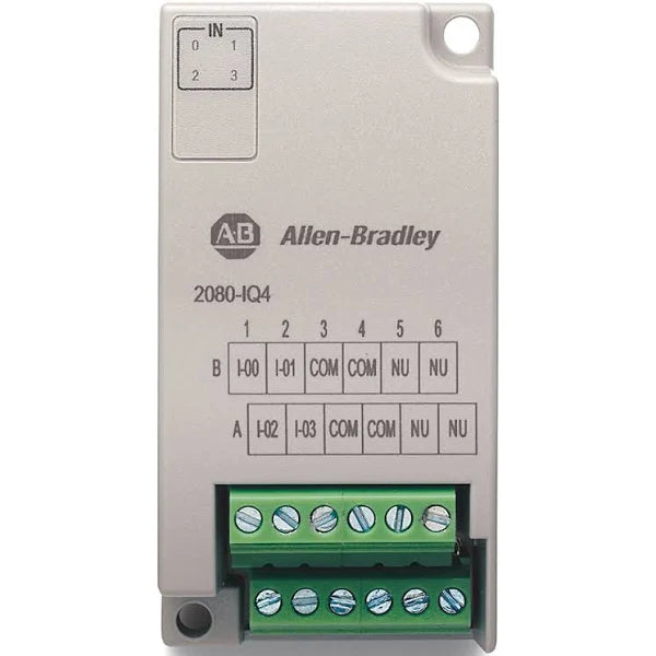2080-IQ4 | Allen-Bradley Micro800 4-Ch Digital 12/24V DC Input Module