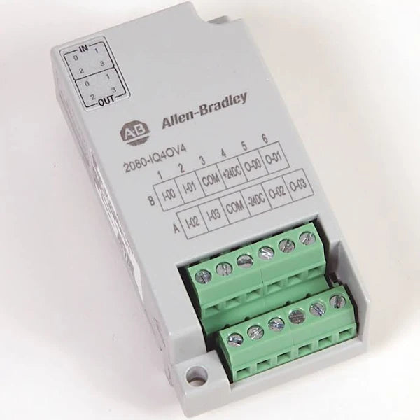 2080-IQ4OV4 | Allen-Bradley Micro800 8-Ch Digital 12/24V DC Input/Output