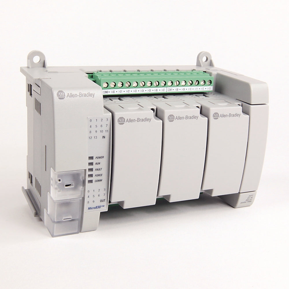 2080-LC30-24QWB | Allen-Bradley Micro830 Controller 14-In 24V AC/DC, 10-Out Relay