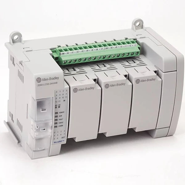 2080-LC50-24AWB | Allen-Bradley Micro850 Controller, 14 AC In, 10 Relay Out