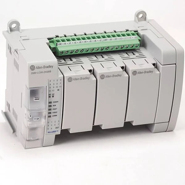 2080-LC50-24QBB | Allen-Bradley Micro850 Controller, 14 AC/DC In, 10 Source Out