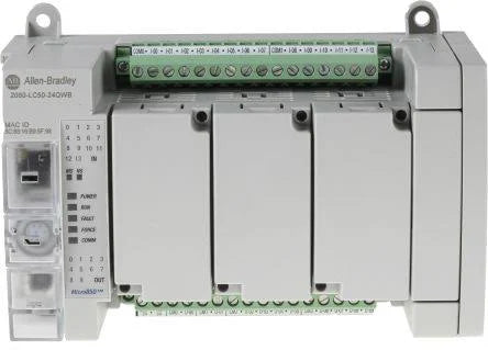 2080-LC50-24QWB | Allen-Bradley Micro850 Controller, 14 AC/DC In, 10 Relay Out