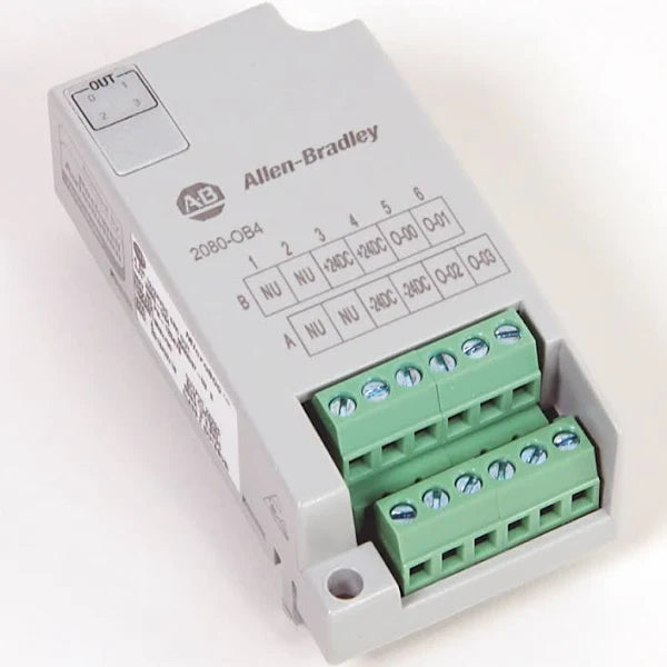 2080-OB4 | Allen-Bradley Micro800 4-Ch Digital Output, 12/24V DC